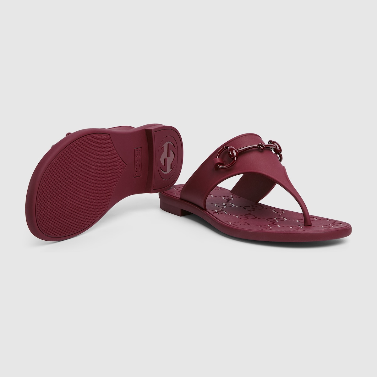 Gucci Women’s thong sandal with Horsebit - Image 3